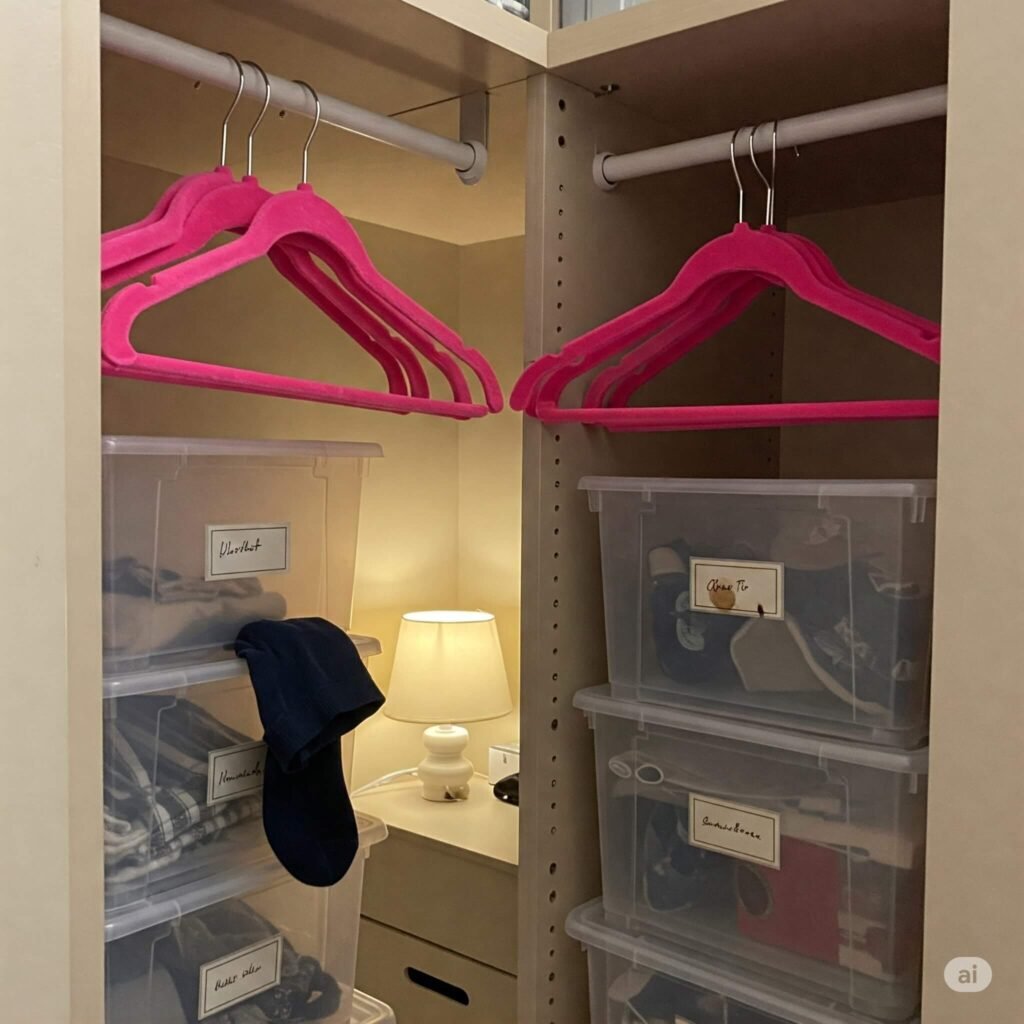 Almost Organized Closet, Stray Sock