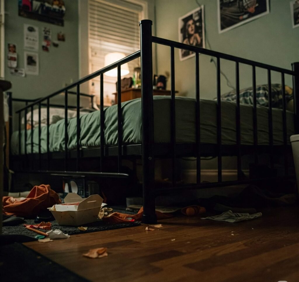 Cramped Apartment Bed