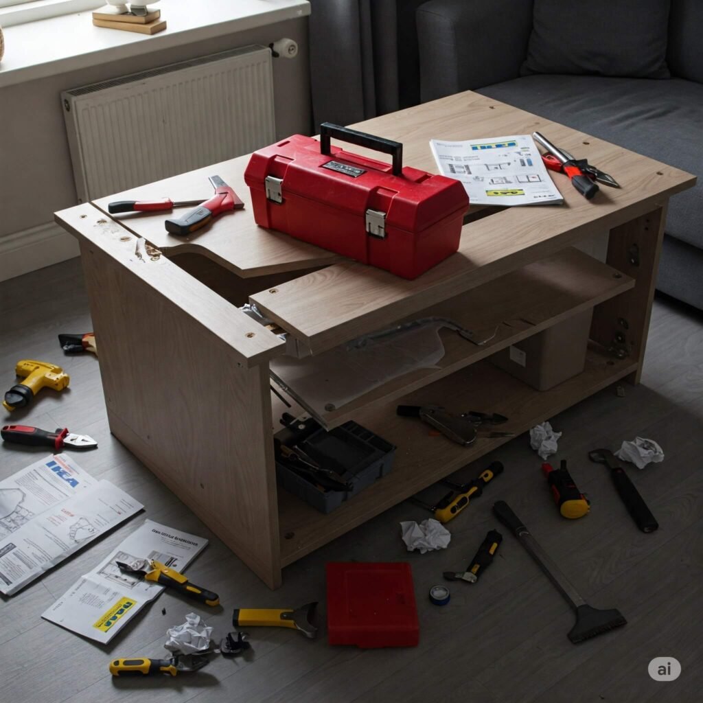 Cracked Coffee Table DIY Fail