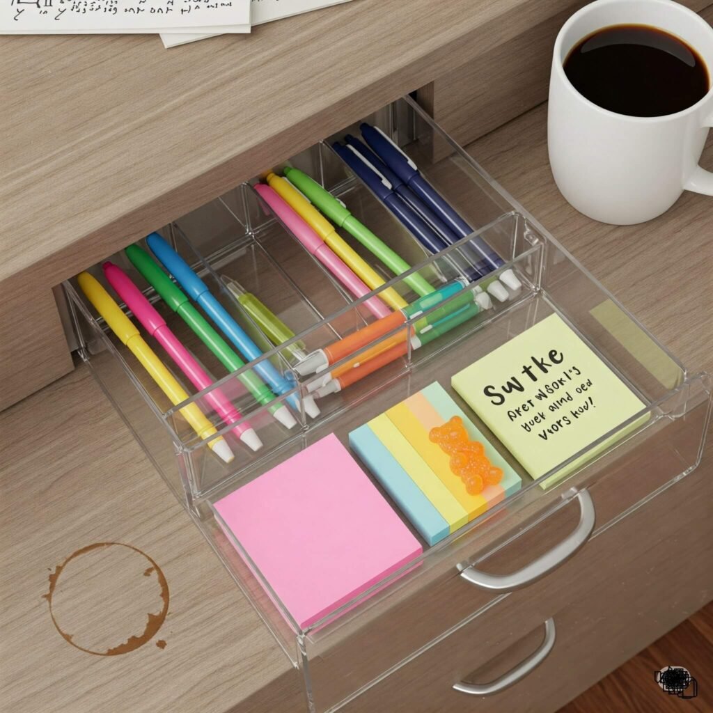 Organized Desk Drawer
