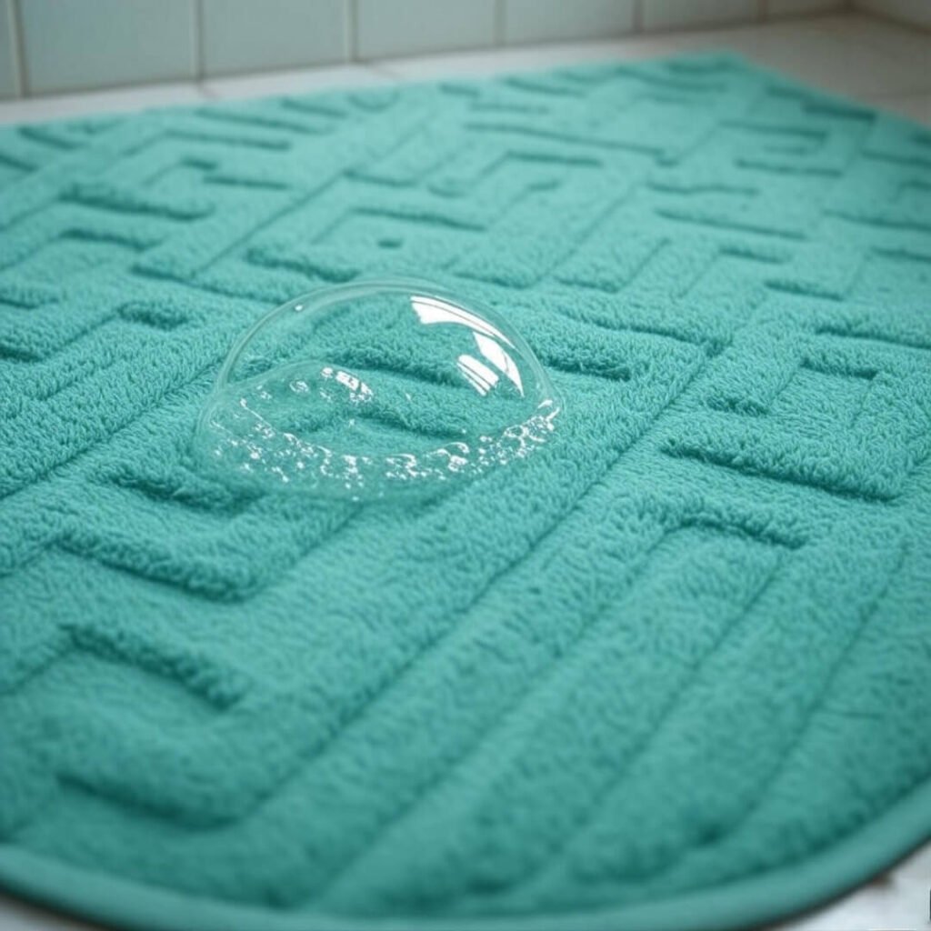 My bath mat’s basically running the show now.
